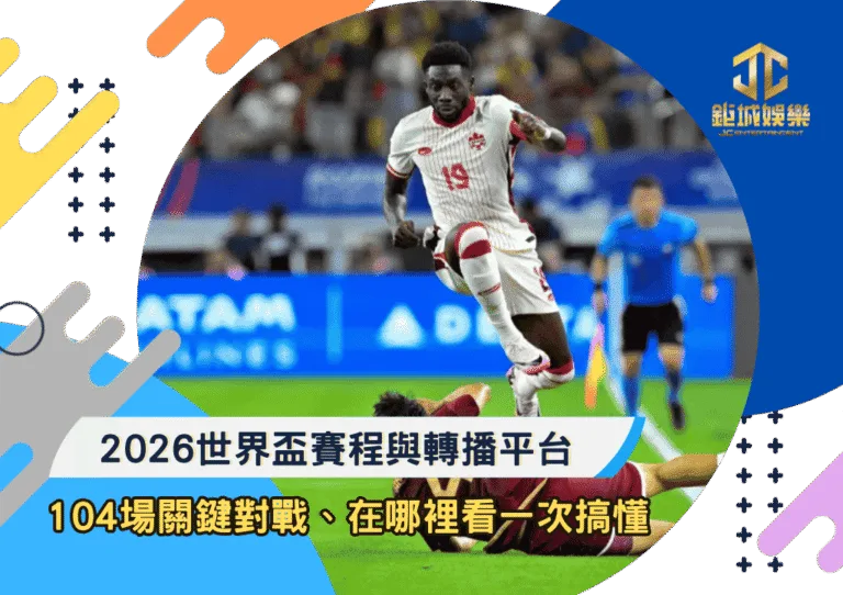 2026世界盃賽程與轉播平台：104場關鍵對戰、在哪裡看一次搞懂