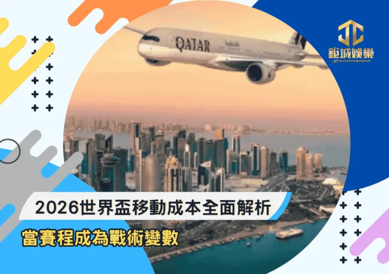當賽程成為戰術變數：2026世界盃移動成本全面解析