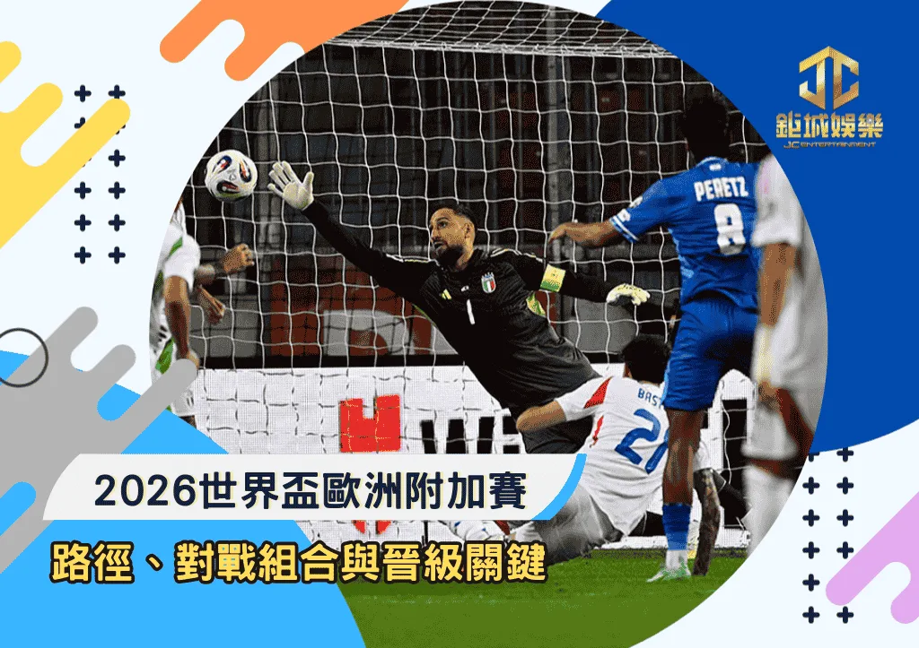 2026世界盃歐洲附加賽全解析：路徑、對戰組合與晉級關鍵